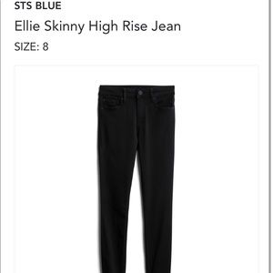 STS Blue Ellie High Rise Black Jeans